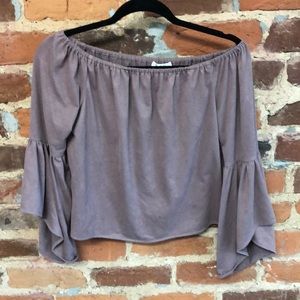 On the Road off the shoulder top size small